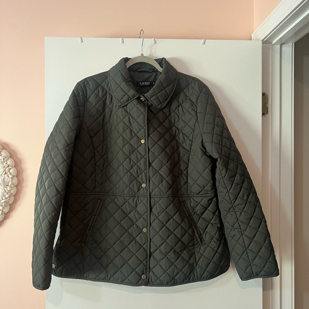 Ralph Lauren Women's Quilted Jacket - Olive